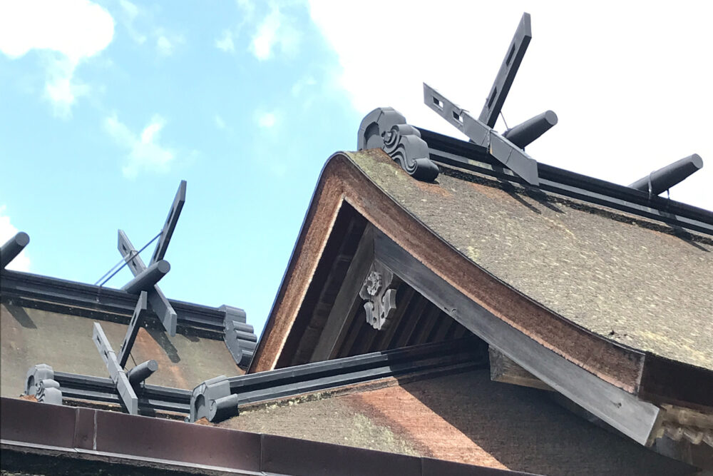 出雲大社・本殿の千木
