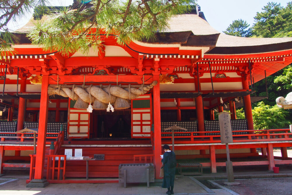 出雲・日御碕神社の下の宮（日沈宮）