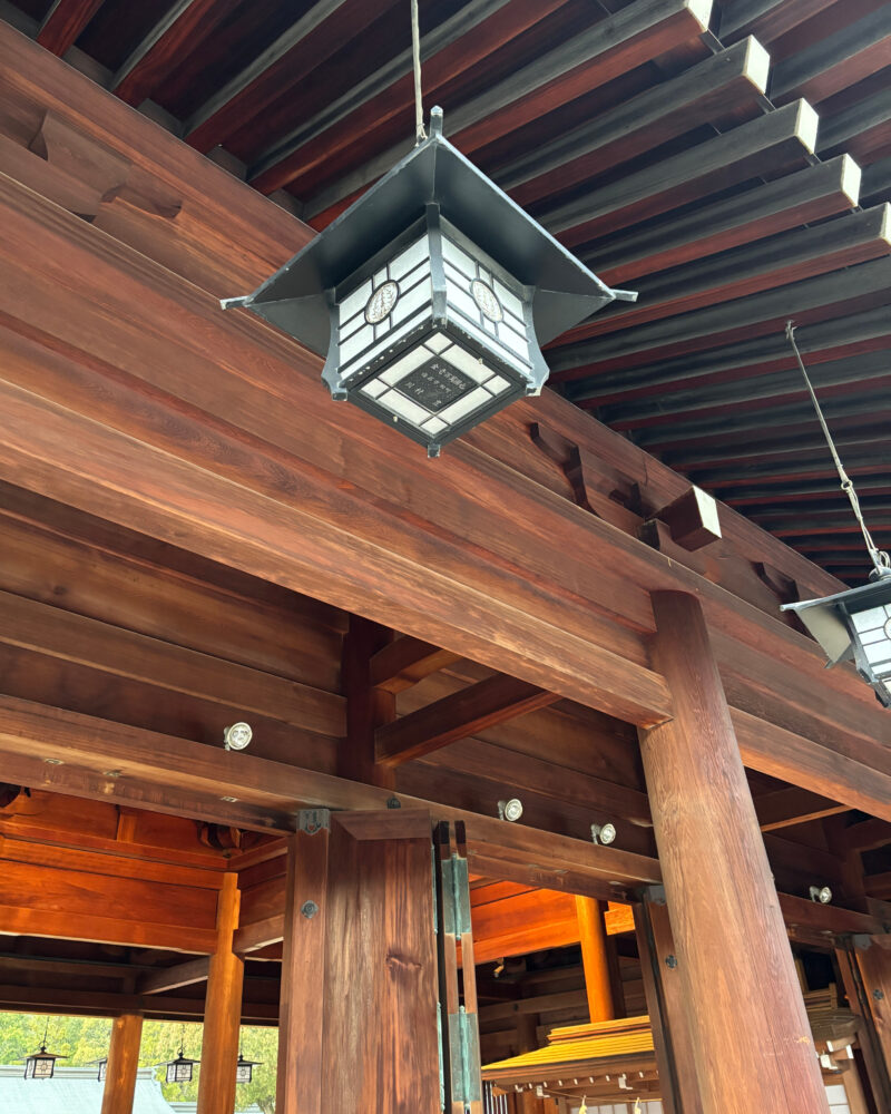 外拝殿のアップ写真