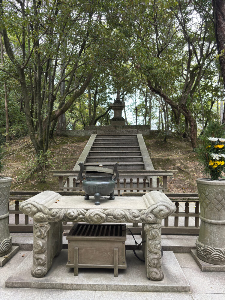 唐招提寺・開山御廟の様子