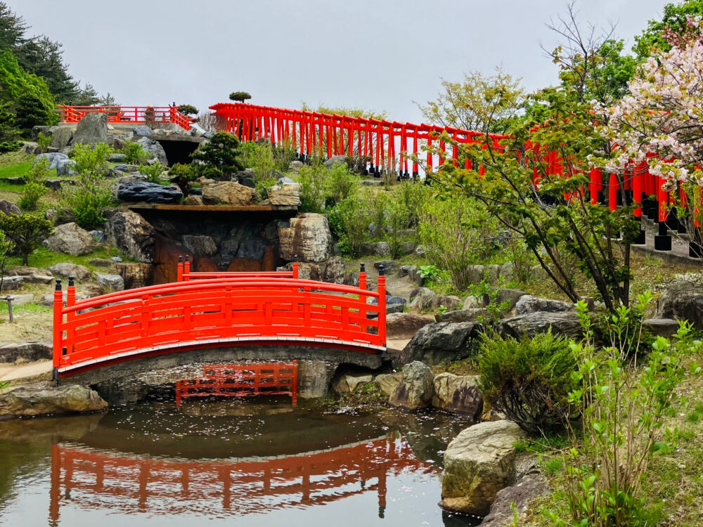 千本鳥居の様子。
