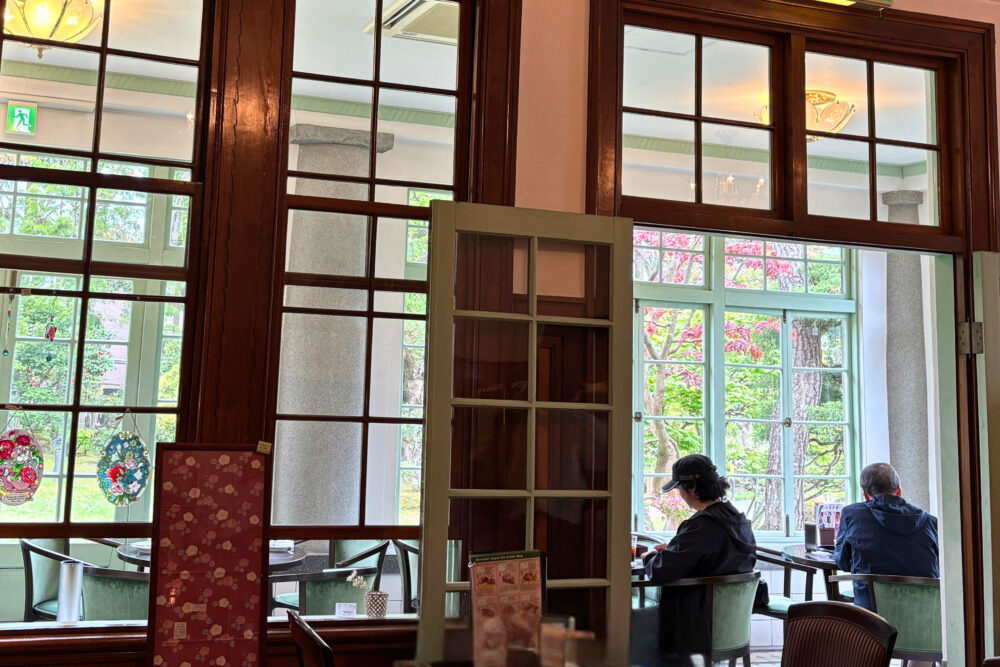 大正浪漫喫茶室の店内の様子