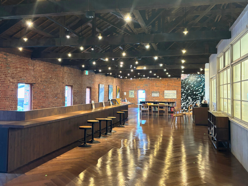 2階のライブラリーエリアの様子