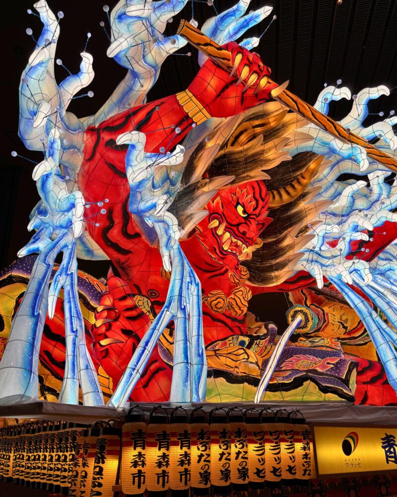 大型ねぶた「達谷窟伝説」