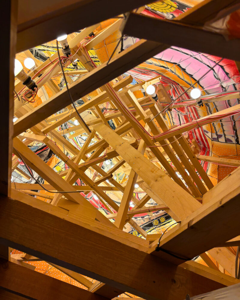 ねぶたの内部の様子