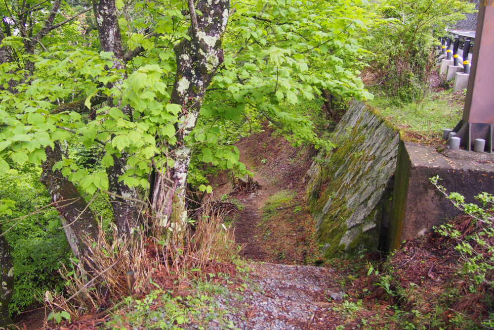 町石道の山道