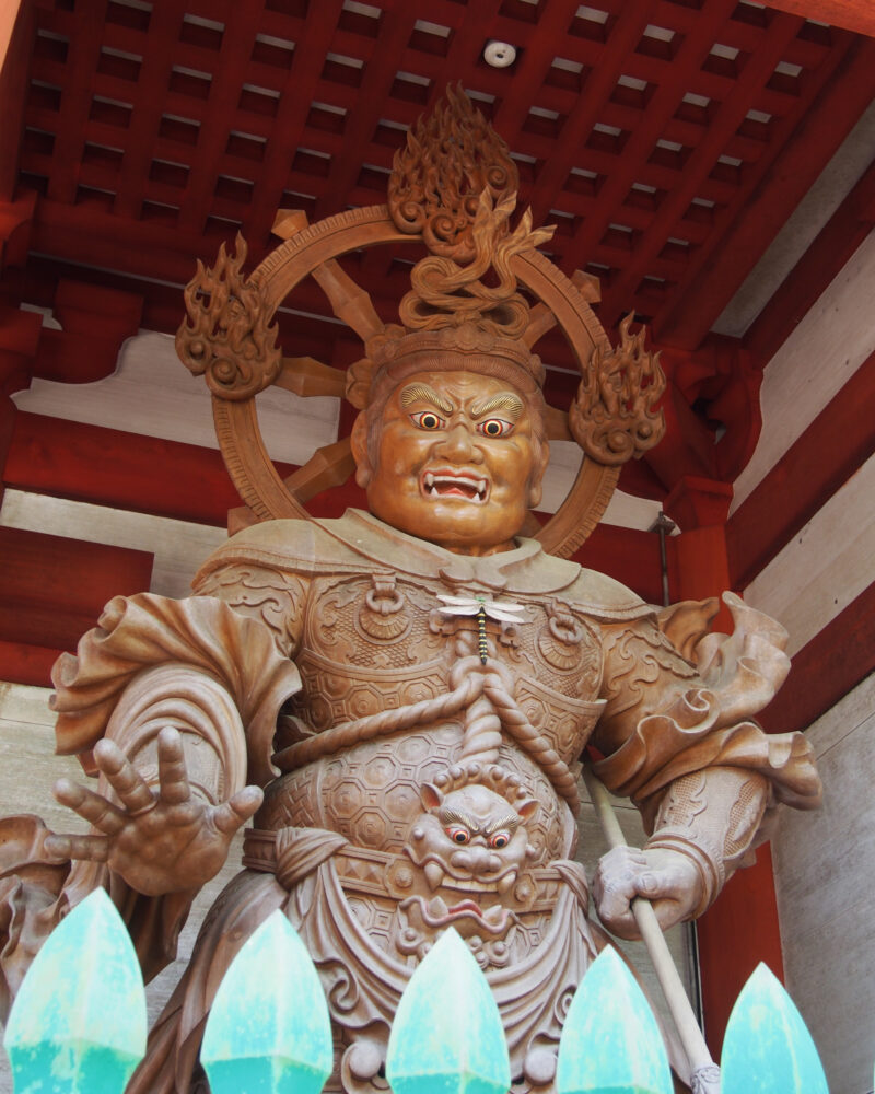壇上伽藍 中門の増長天像