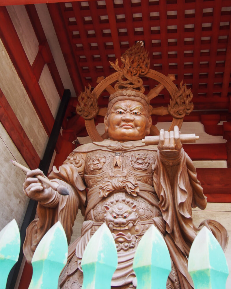 壇上伽藍 中門の広目天像