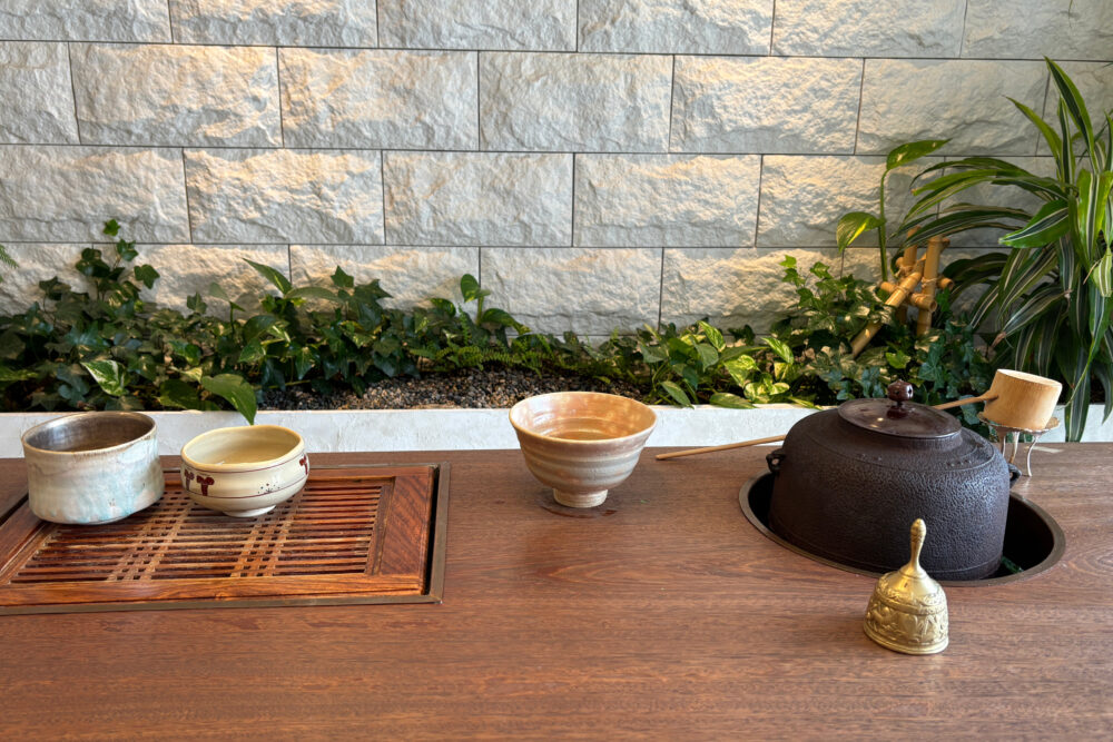 茶楽茶SARASAで抹茶を点てる茶席